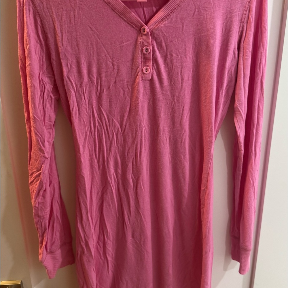 Pink Button-Up Top - Picture 2 of 3